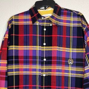 Cinch Shirt Mens Multicolor Large Plaid Button Up Long Sleeve Cowboy Western